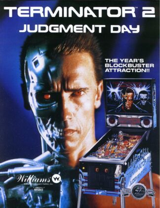 Terminator 2 Pinball Flyer