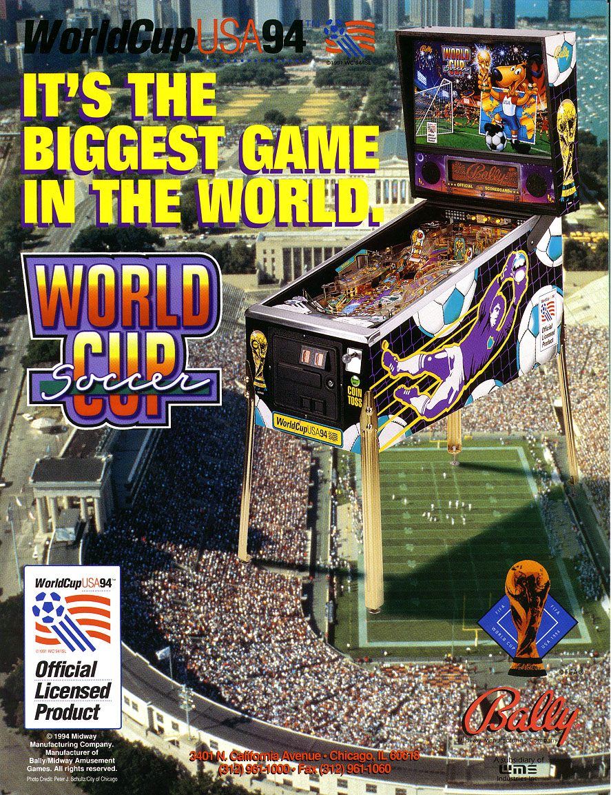New! World Cup Soccer 94 Pinball Machine Soccer Ball Motor 14-7996.1 Free Ship