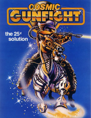 Cosmic Gunfight Pinball Flyer