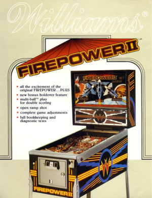 Firepower2 Pinball Flyer