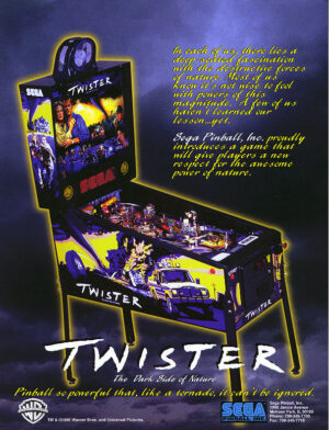 Twister Pinball Flyer