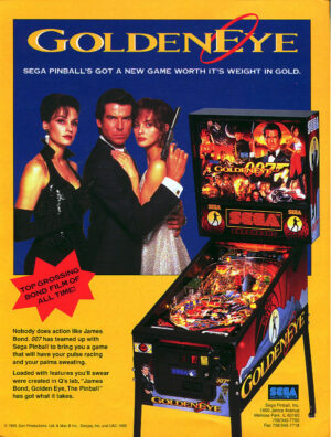 Goldeneye pinball flyer