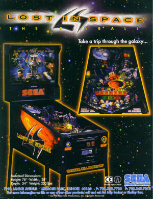 Lost In Space Pinball Flyer