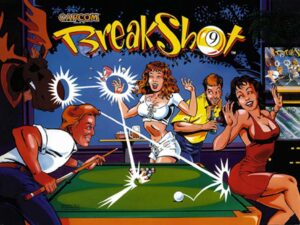 Breakshot Backglass
