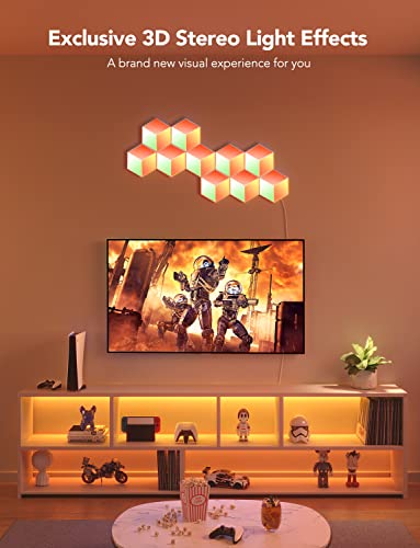 Govee Glide Hexa Pro Light Panels, RGBIC 3D Hexagon Wall Lights, Wi-Fi LED  Creation Light with Music Sync, Works with Alexa Google Assistant for  Living Room, Bedroom, Gaming Rooms, 10 Pack